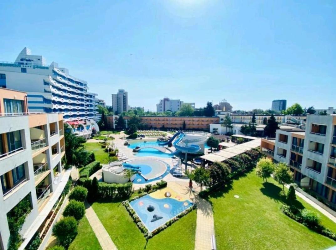 סאני ביץ' Top Sea View Apartment In Trakia Plaza מראה חיצוני תמונה