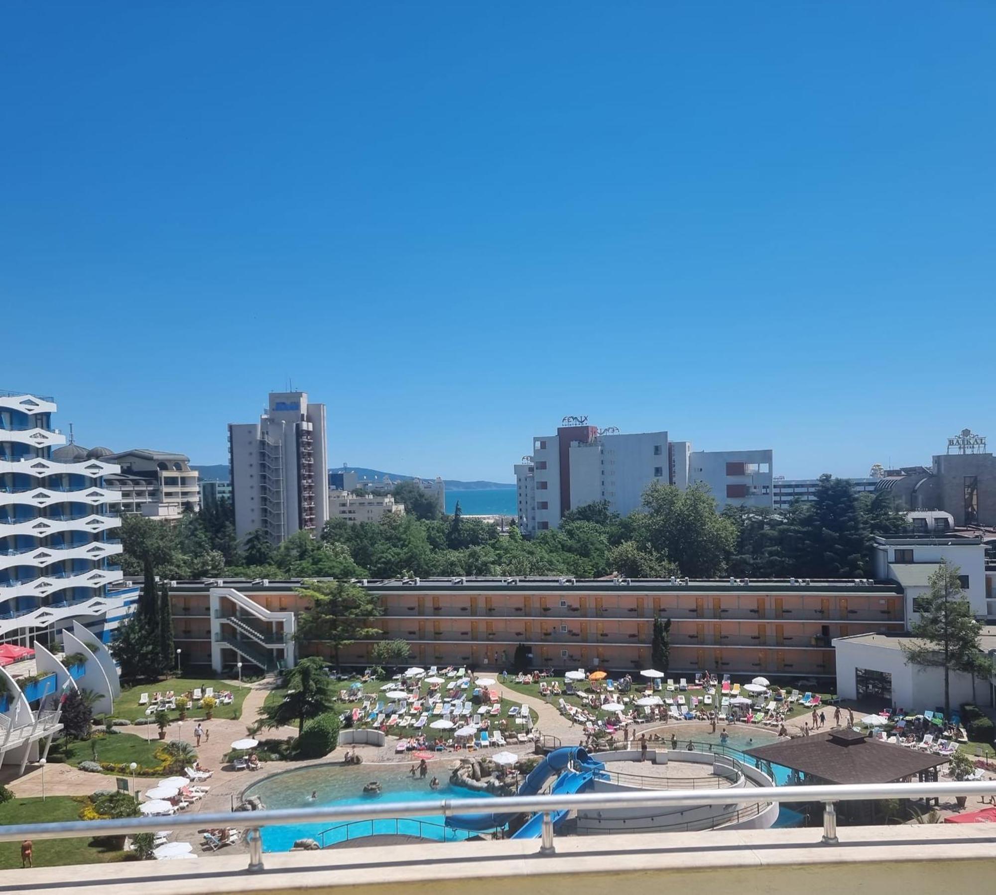 סאני ביץ' Top Sea View Apartment In Trakia Plaza מראה חיצוני תמונה